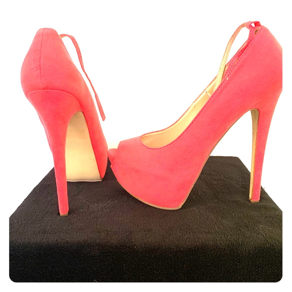 Platform Stilettos - Hot Pink Glamour!!